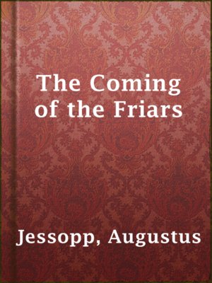 cover image of The Coming of the Friars
